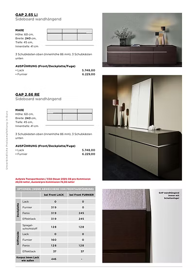 Sideboard Gap 2.0 - CHRISTINE KRÖNCKE INTERIOR DESIGN