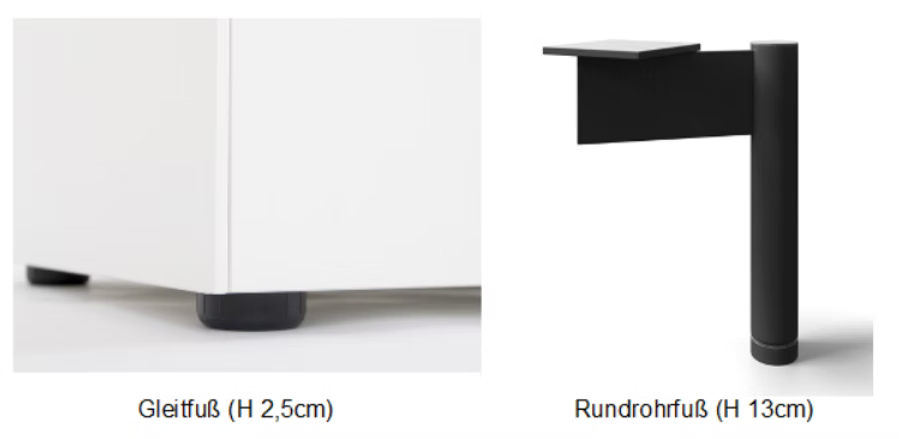 Kommodenmodul 3 in 4 Farben. Highboard Connect - FORM 1
