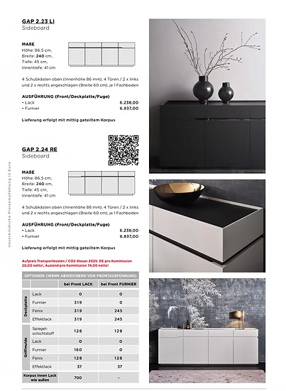 Sideboard Gap 2.0 - CHRISTINE KRÖNCKE INTERIOR DESIGN