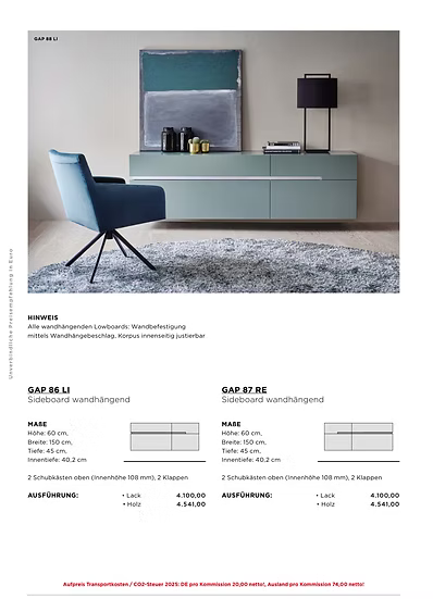 Sideboard GAP - CHRISTINE KRÖNCKE INTERIOR DESIGN
