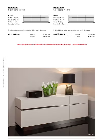 Sideboard GAP - CHRISTINE KRÖNCKE INTERIOR DESIGN