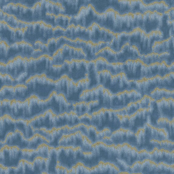 ZIMMER & ROHDE Polsterstoff - Samt "Mountain Lines"