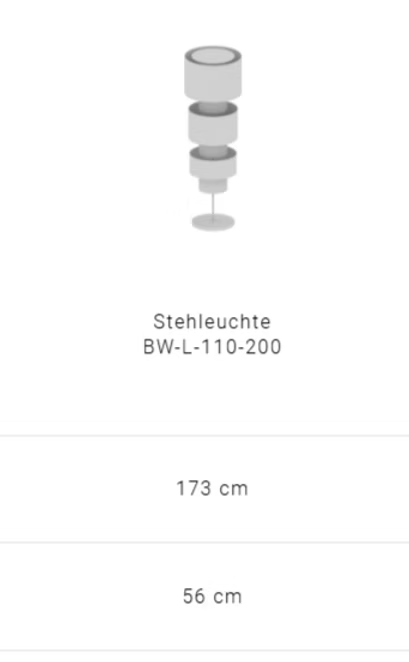 Stehleuchte Soho - Bielefelder Werkstätten