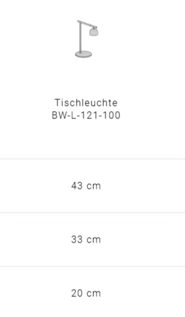 Tischleuchte Archetype - Bielefelder Werkstätten